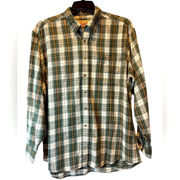 Woolrich Other - Woolrich Vintage Long Sleeve Button Down Size XL Dark Pine Plaid